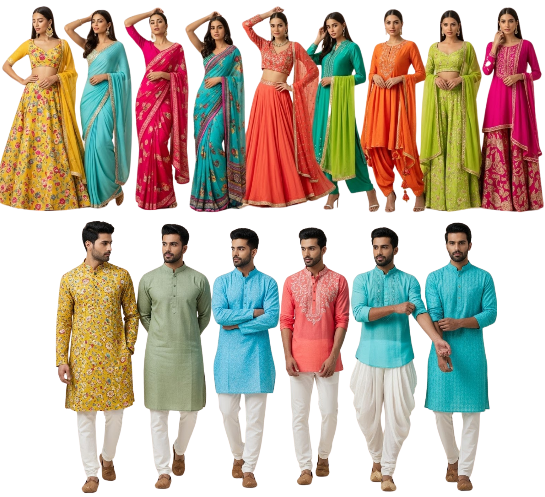 Haldi & Mehendi attire guide